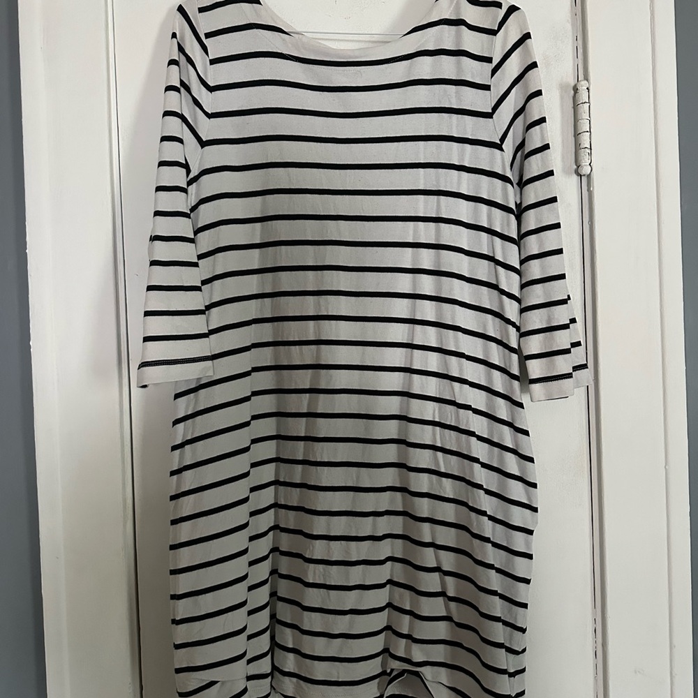a new day Monochrome Striped Dress